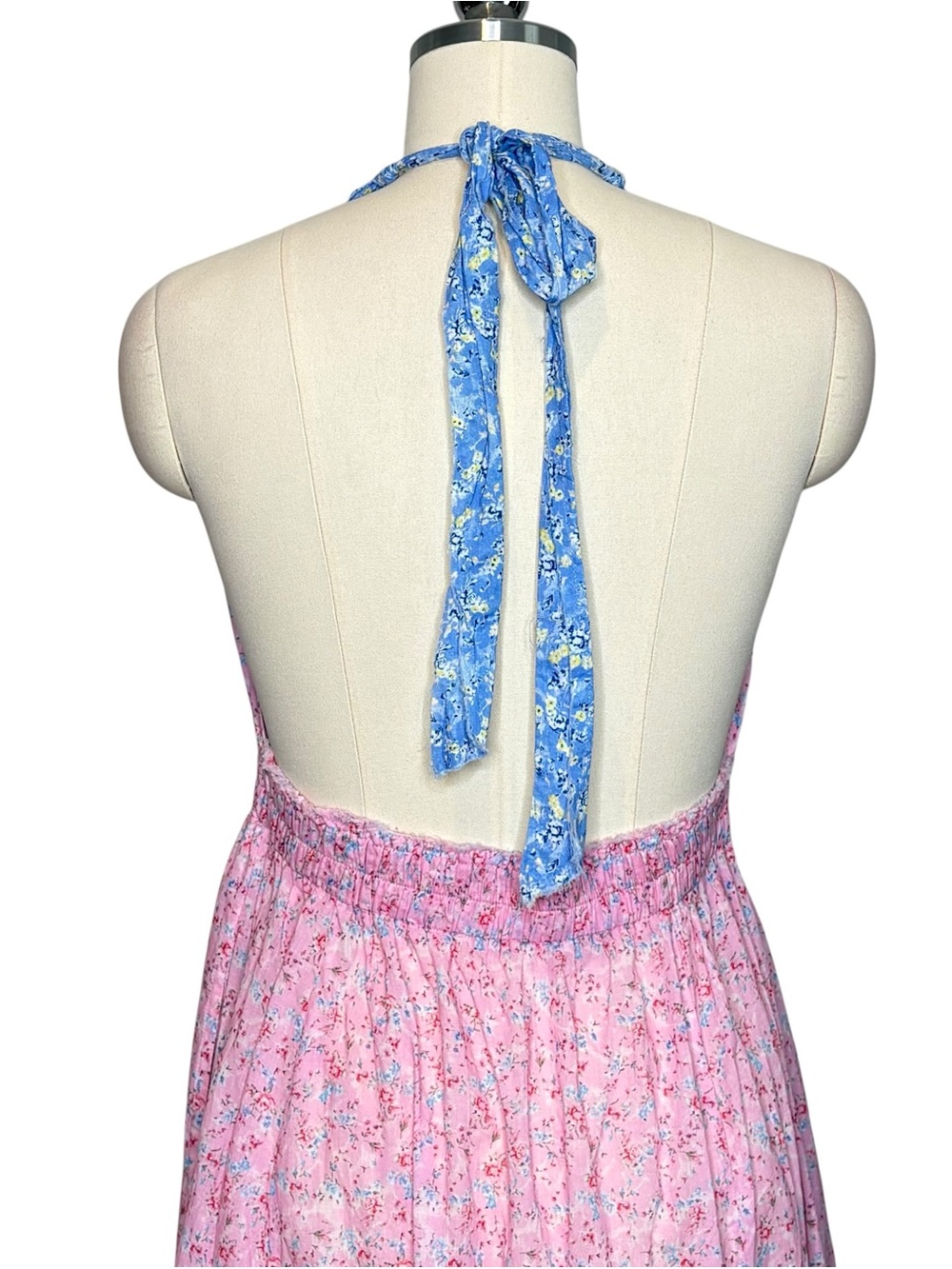 Love Shack Fancy Love Re-Edition Floral Halter Dress | M - Picture 5 of 9